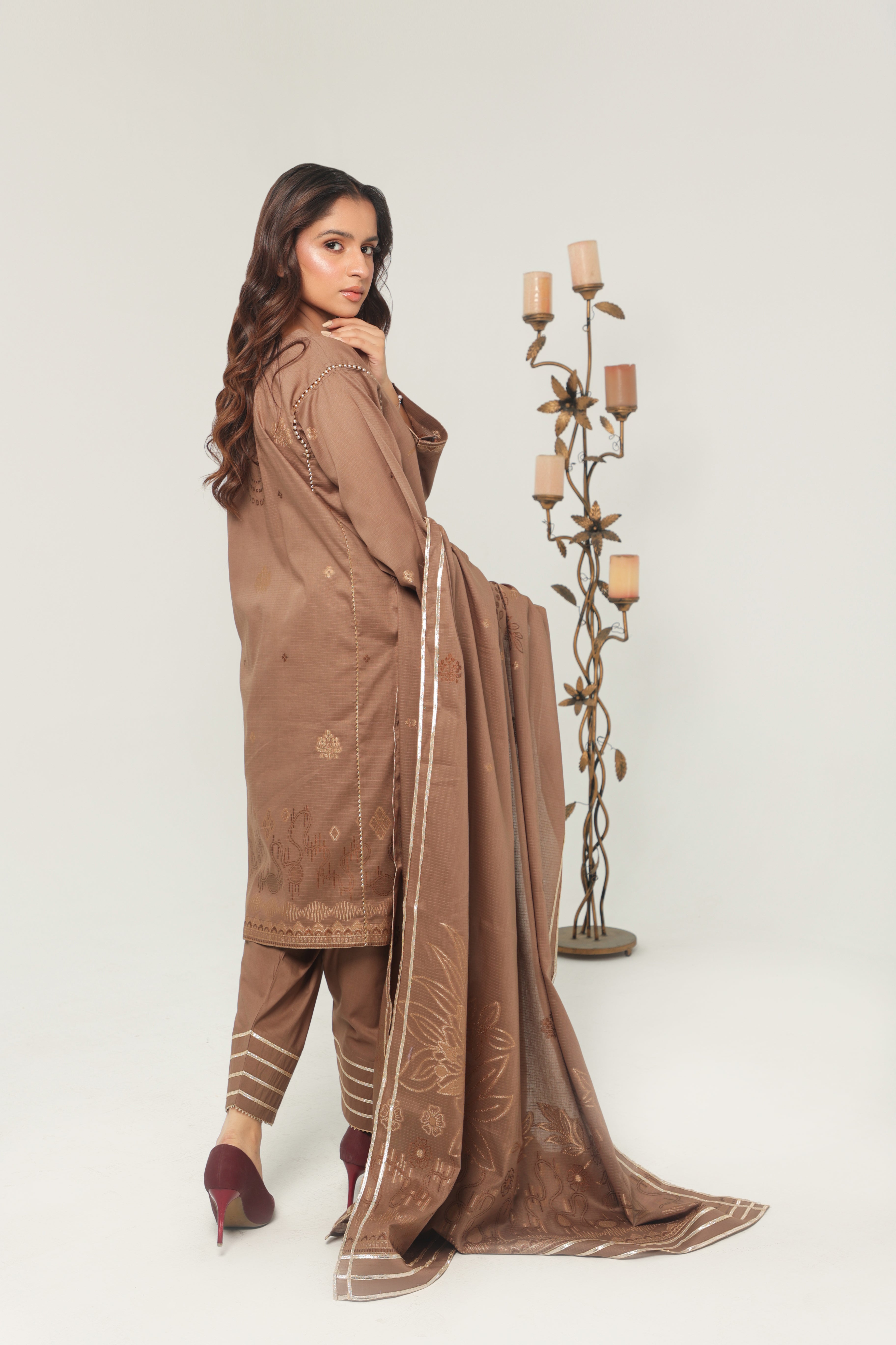 Stitched Lawn Suit (3PC)