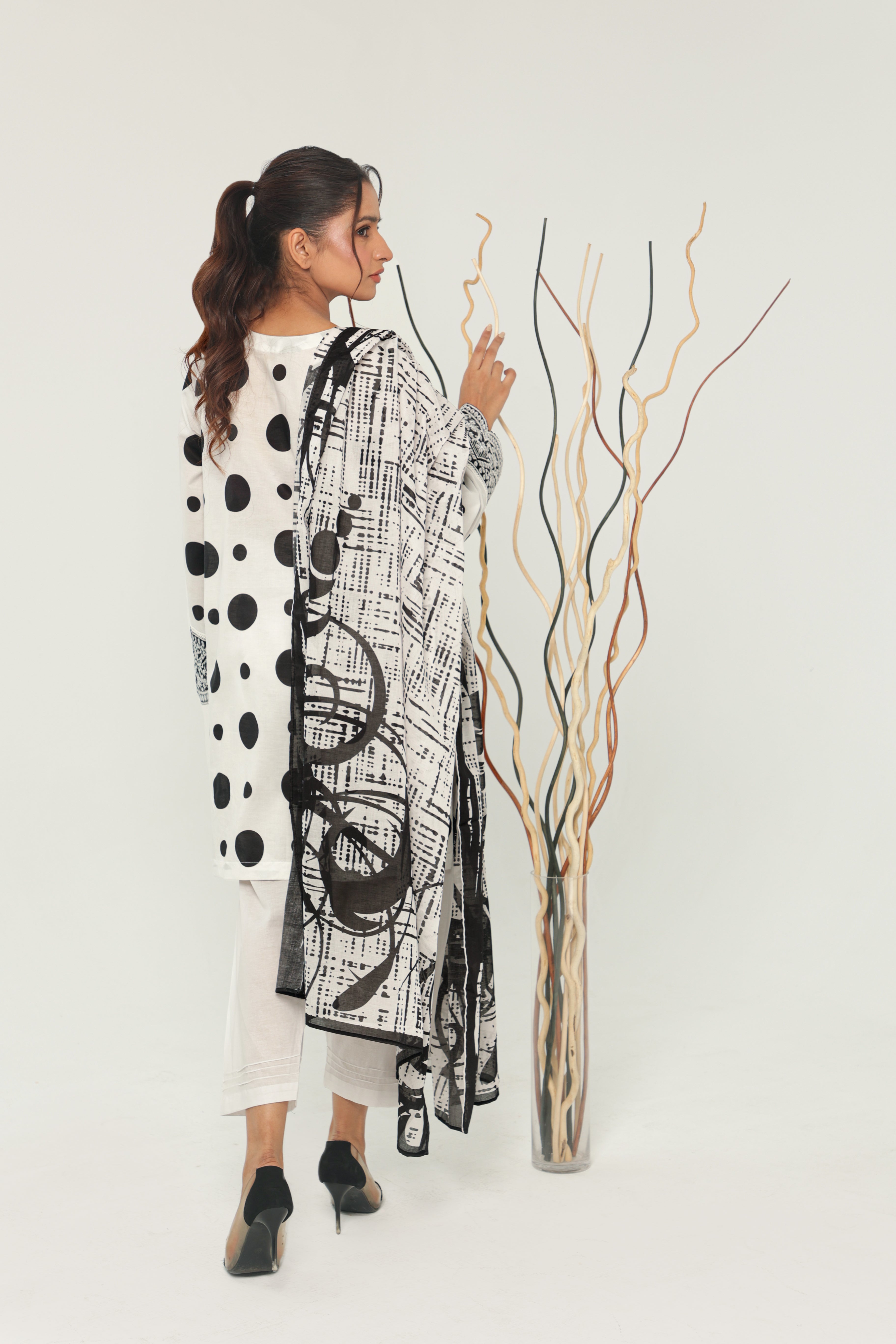 Stitched Lawn Suit (3PC)