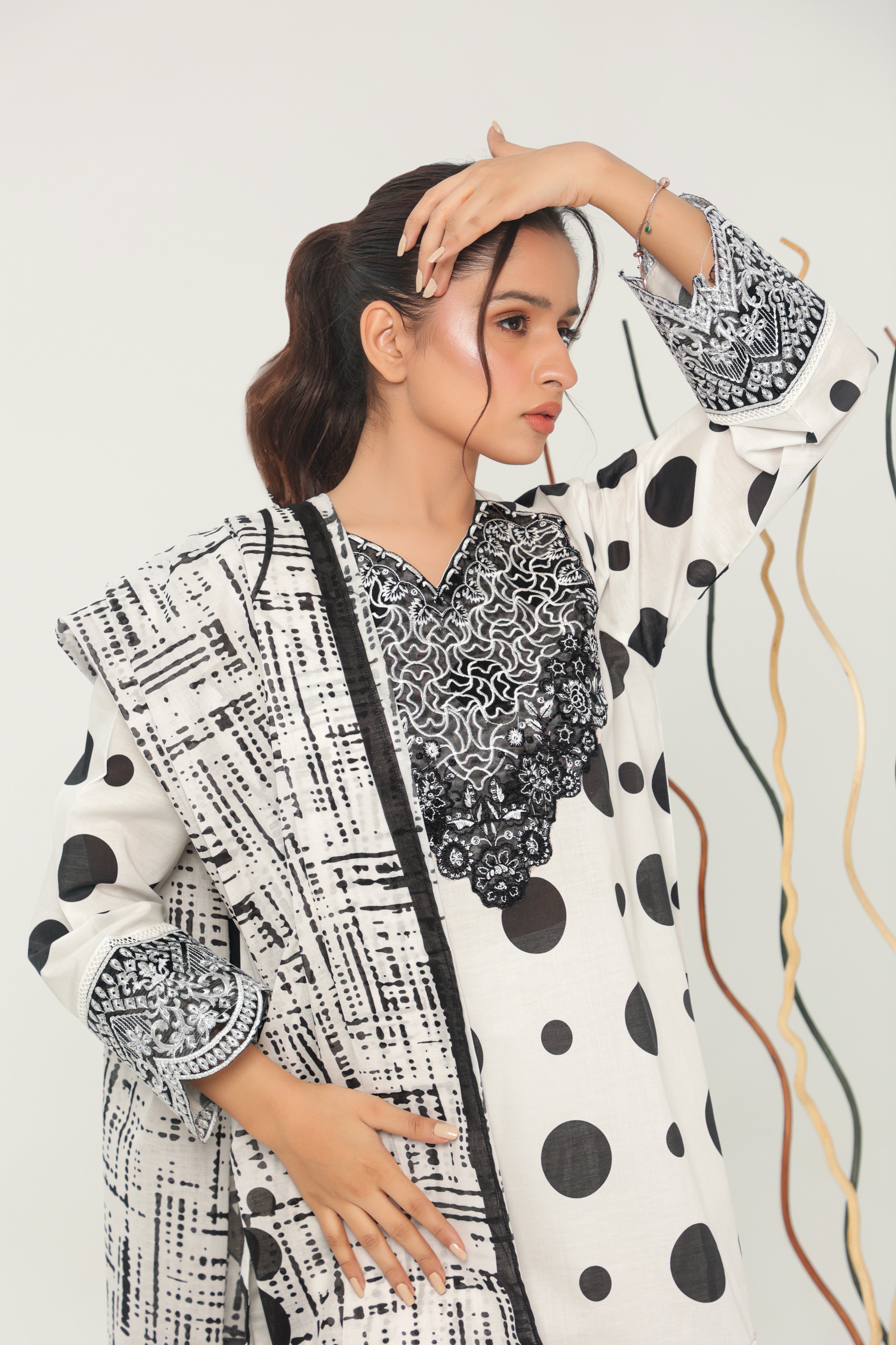 Stitched Lawn Suit (3PC)